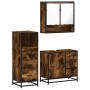 Set de muebles baño 3 pzas madera contrachapada roble ahumado von , Badezimmermöbel - Ref: Foro24-3301047, Preis: 256,22 €, R...