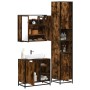 Set de muebles baño 3 pzas madera contrachapada roble ahumado von , Badezimmermöbel - Ref: Foro24-3301087, Preis: 289,88 €, R...