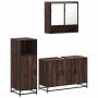 Set de muebles baño 3 pzas madera contrachapada roble marrón von , Badezimmermöbel - Ref: Foro24-3300984, Preis: 234,51 €, Ra...