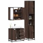 Set de muebles baño 3 pzas madera contrachapada roble marrón by , Bathroom furniture - Ref: Foro24-3301079, Price: 279,81 €, ...