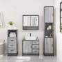 Set de muebles de baño 3 pzas madera contrachapada gris sonoma von , Badezimmermöbel - Ref: Foro24-3301058, Preis: 244,61 €, ...