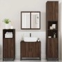 Set de muebles baño 4 pzas madera contrachapada roble marrón by , Bathroom furniture - Ref: Foro24-3301189, Price: 319,98 €, ...