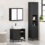 Juego de muebles de baño 3 pzas madera contrachapada negro by , Bathroom furniture - Ref: Foro24-3301085, Price: 310,00 €, Di...