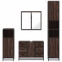 Set de muebles baño 4 pzas madera contrachapada roble marrón by , Bathroom furniture - Ref: Foro24-3301204, Price: 428,24 €, ...