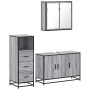 Set de muebles de baño 3 pzas madera contrachapada gris sonoma von , Badezimmermöbel - Ref: Foro24-3301013, Preis: 257,28 €, ...