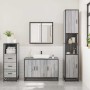 Set de muebles de baño 3 pzas madera contrachapada gris sonoma von , Badezimmermöbel - Ref: Foro24-3301013, Preis: 257,28 €, ...
