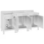 Fregadero de cocina profesional acero inoxidable 180x60x96 cm de vidaXL, Restauración - Ref: Foro24-3058275, Precio: 755,86 €...