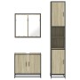 Set de muebles de baño 3 pzas madera contrachapada roble Sonoma von , Badezimmermöbel - Ref: Foro24-3301066, Preis: 285,64 €,...