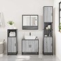 Set de muebles de baño 3 pzas madera contrachapada gris sonoma von , Badezimmermöbel - Ref: Foro24-3301098, Preis: 285,74 €, ...