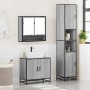 Set de muebles de baño 3 pzas madera contrachapada gris sonoma von , Badezimmermöbel - Ref: Foro24-3301098, Preis: 285,74 €, ...