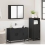 Juego de muebles de baño 3 pzas madera contrachapada negro von , Badezimmermöbel - Ref: Foro24-3300950, Preis: 242,18 €, Raba...