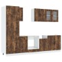 Mueble cocina Kalmar roble ahumado 8 pzas madera contrachapada von , Küchenschränke - Ref: Foro24-3314796, Preis: 646,65 €, R...