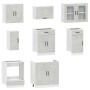 Mueble cocina Kalmar gris hormigón 8 pzas madera contrachapada by , Kitchen cabinets - Ref: Foro24-3314825, Price: 571,13 €, ...