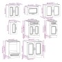 Mueble cocina Kalmar gris hormigón 8 pzas madera contrachapada by , Kitchen cabinets - Ref: Foro24-3314825, Price: 571,13 €, ...