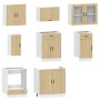 Mueble cocina Kalmar roble sonoma 8 pzas madera contrachapada von , Küchenschränke - Ref: Foro24-3314844, Preis: 551,14 €, Ra...