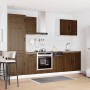Mueble cocina Kalmar roble marrón 7 pzas madera contrachapada by , Kitchen cabinets - Ref: Foro24-3314768, Price: 573,27 €, D...