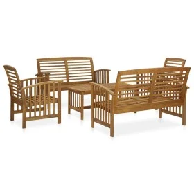 Gartenmöbel-Set 5-teilig aus massivem Akazienholz von vidaXL, Gartensets - Ref: Foro24-3057973, Preis: 427,67 €, Rabatt: %