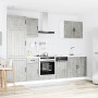 Mueble cocina Kalmar gris hormigón 7 pzas madera contrachapada von , Küchenschränke - Ref: Foro24-3314775, Preis: 584,04 €, R...