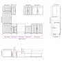 Mueble cocina Kalmar roble ahumado 8 pzas madera contrachapada von , Küchenschränke - Ref: Foro24-3314806, Preis: 634,11 €, R...