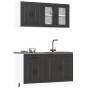 Mueble de cocina Kalmar negra 4 piezas madera contrachapada von , Küchenschränke - Ref: Foro24-3314852, Preis: 327,11 €, Raba...
