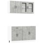 Mueble cocina Kalmar gris hormigón 4 pzas madera contrachapada von , Küchenschränke - Ref: Foro24-3314865, Preis: 311,42 €, R...