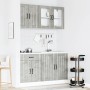 Mueble cocina Kalmar gris hormigón 4 pzas madera contrachapada von , Küchenschränke - Ref: Foro24-3314865, Preis: 311,42 €, R...