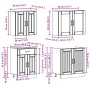 Mueble cocina Kalmar gris hormigón 4 pzas madera contrachapada von , Küchenschränke - Ref: Foro24-3314865, Preis: 311,42 €, R...
