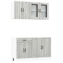 Mueble cocina Kalmar sonoma gris 4 pzas madera contrachapada von , Küchenschränke - Ref: Foro24-3314867, Preis: 304,47 €, Rab...