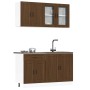 Mueble cocina Kalmar roble marrón 4 pzas madera contrachapada von , Küchenschränke - Ref: Foro24-3314878, Preis: 286,15 €, Ra...