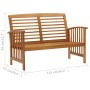 Juego de muebles de jardín 5 piezas madera de acacia maciza de vidaXL, Conjuntos de jardín - Ref: Foro24-3057973, Precio: 450...