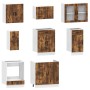 Mueble cocina Kalmar roble ahumado 8 pzas madera contrachapada von , Küchenschränke - Ref: Foro24-3314846, Preis: 560,24 €, R...