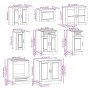 Mueble cocina Kalmar roble ahumado 8 pzas madera contrachapada von , Küchenschränke - Ref: Foro24-3314846, Preis: 560,24 €, R...