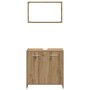 Juego de muebles baño 3 piezas madera ingeniería roble artisan von , Badezimmermöbel - Ref: Foro24-3328560, Preis: 110,84 €, ...