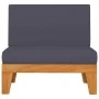 Garden furniture and cushions set 6 pieces solid acacia wood by vidaXL, Garden sets - Ref: Foro24-3058111, Price: 703,19 €, D...