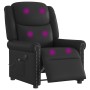 Sillón reclinable de masaje eléctrico negro brillante by , Armchairs - Ref: Foro24-3303416, Price: 239,00 €, Discount: %