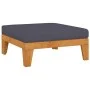 Garden furniture and cushions set 6 pieces solid acacia wood by vidaXL, Garden sets - Ref: Foro24-3058111, Price: 703,19 €, D...