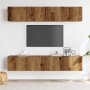 Muebles de TV de pared 4 uds madera vieja madera de ingeniería von , TV-Möbel - Ref: Foro24-3328943, Preis: 182,54 €, Rabatt: %