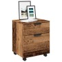 Archivador ruedas madera contrachapada madera vieja 45x38x54 cm von , Schränke und Lagerung - Ref: Foro24-856949, Preis: 54,3...