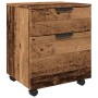 Archivador ruedas madera contrachapada madera vieja 45x38x54 cm von , Schränke und Lagerung - Ref: Foro24-856949, Preis: 54,3...