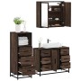 Set de muebles baño 3 pzas madera contrachapada roble marrón von , Badezimmermöbel - Ref: Foro24-3301024, Preis: 273,05 €, Ra...