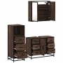 Set de muebles baño 3 pzas madera contrachapada roble marrón von , Badezimmermöbel - Ref: Foro24-3301024, Preis: 273,05 €, Ra...