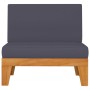Garden furniture and cushions set 6 pieces solid acacia wood by vidaXL, Garden sets - Ref: Foro24-3058141, Price: 713,10 €, D...