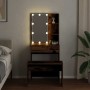 Juego de tocador con LED madera contrachapada madera vieja von , Schlafzimmerkommoden - Ref: Foro24-3329187, Preis: 124,93 €,...