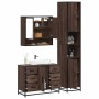 Set de muebles baño 3 pzas madera contrachapada roble marrón von , Badezimmermöbel - Ref: Foro24-3301114, Preis: 316,20 €, Ra...