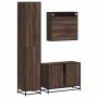 Set de muebles baño 3 pzas madera contrachapada roble marrón von , Badezimmermöbel - Ref: Foro24-3301114, Preis: 316,20 €, Ra...