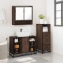 Set de muebles baño 3 pzas madera contrachapada roble marrón by , Bathroom furniture - Ref: Foro24-3301064, Price: 242,98 €, ...
