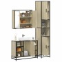 Set de muebles de baño 3 pzas madera contrachapada roble Sonoma von , Badezimmermöbel - Ref: Foro24-3301091, Preis: 295,12 €,...