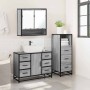 Set de muebles de baño 3 pzas madera contrachapada gris sonoma von , Badezimmermöbel - Ref: Foro24-3301053, Preis: 294,78 €, ...
