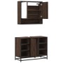 Set de muebles baño 2 pzas madera contrachapada marrón roble von , Badezimmermöbel - Ref: Foro24-3300944, Preis: 153,32 €, Ra...