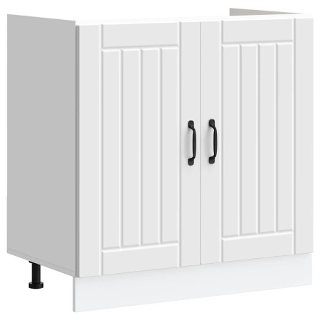 Mueble bajo fregadero Lucca madera contrachapada blanca von , Küchenschränke - Ref: Foro24-853687, Preis: 85,53 €, Rabatt: %